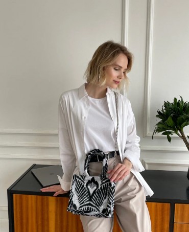 Шелковый тоут Petit (S) MAXIMUM NAVITAS! (Полный вперед!) MAXIMUM.NAVITAS/S